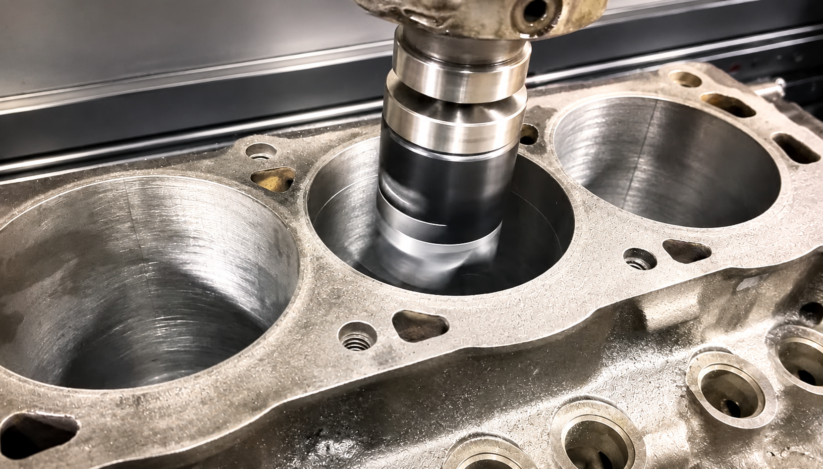 Precision engine block machining at Partak Machining
