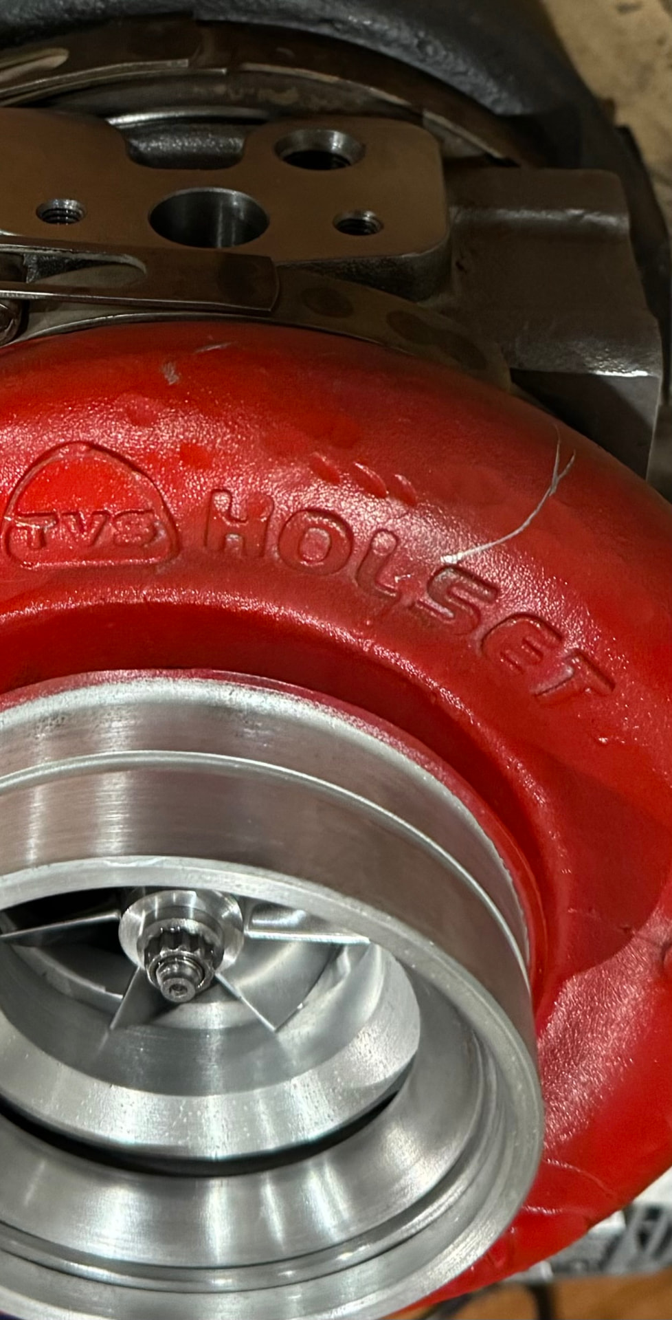 Rebuilt Holset turbocharger at Partak Machining